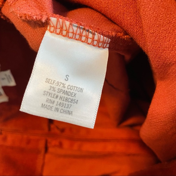 Rust-Orange Skirt (Size Small) - Picture 6 of 6